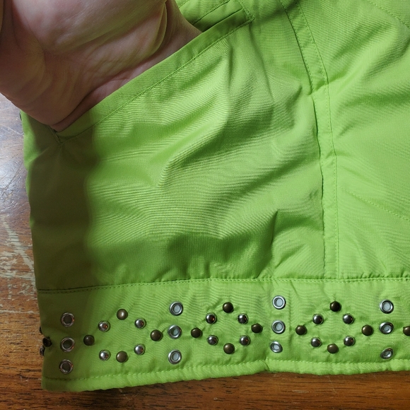 Powder River Outfitters by Panhandle Slim Studded Faux Fur Puffer Vest Women's M - Picture 6 of 13